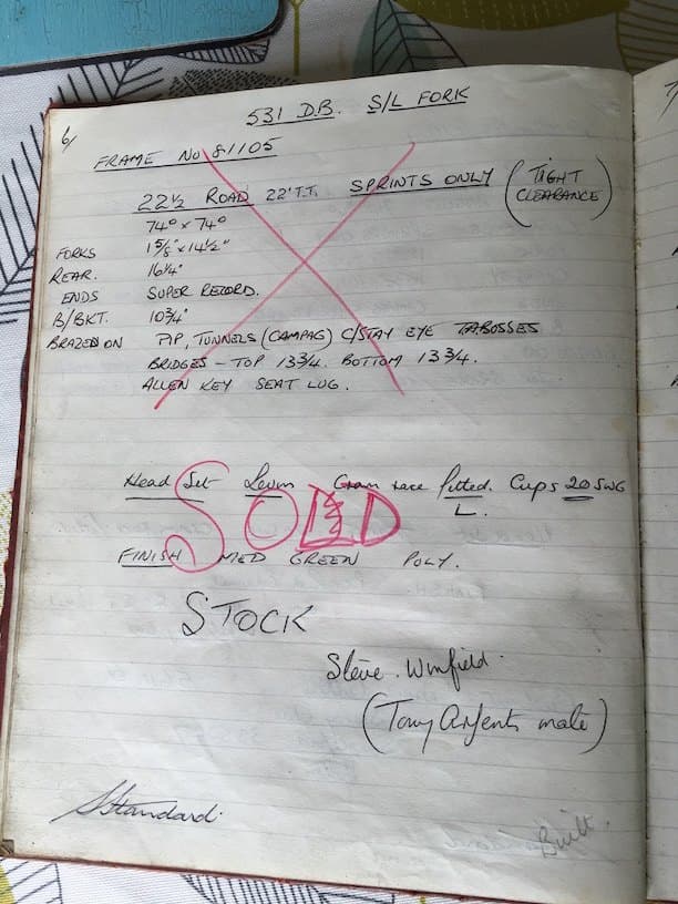 Workshop sheet for Superbe frame 81105